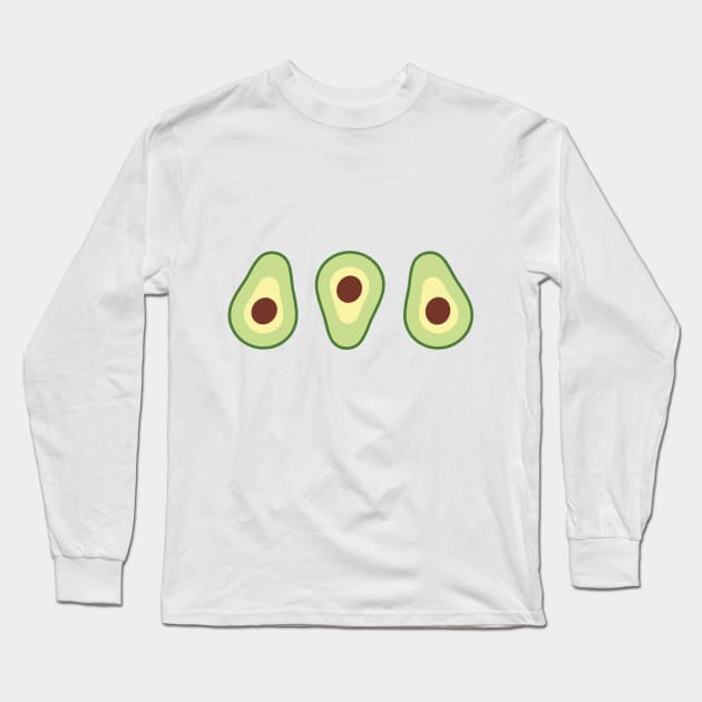 Avocado Long Sleeve T-Shirt by MaiKStore